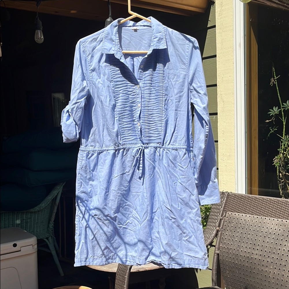 J. Crew Chambray Shirt Dress